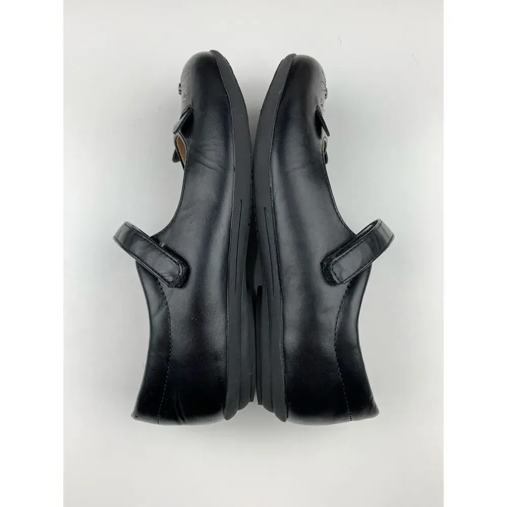 The Childrens Place Black Cat Mary Jane Shoes Flats Kids Big Girls Size 3